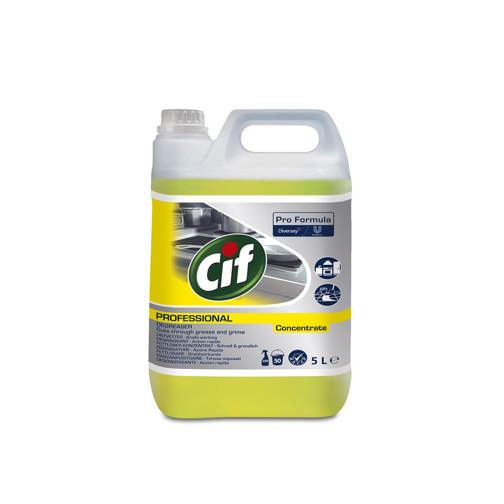 Cif Pro Formula Desengrasante Enérgico Concentrado 2x5L - 1