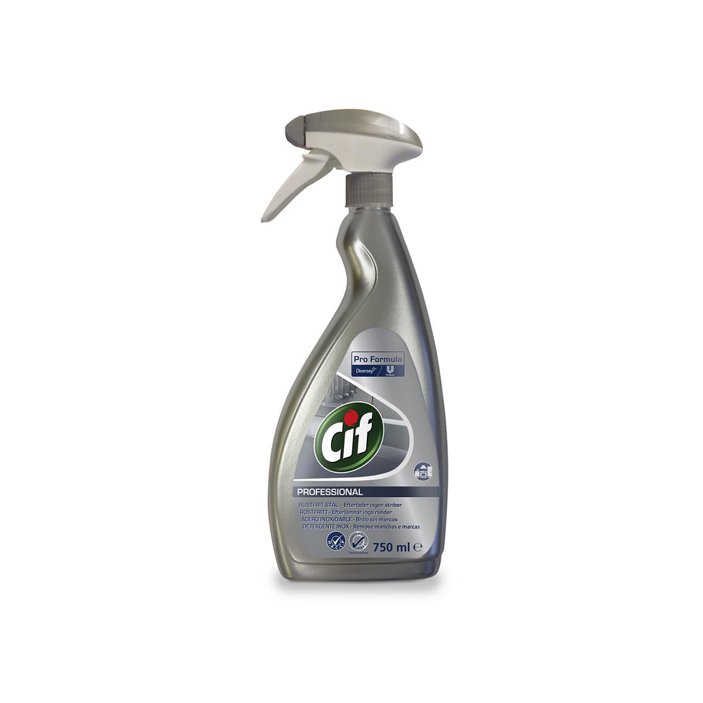 Cif Pro Formula Acero Inoxidable y Cristales 6x0.75L - 1