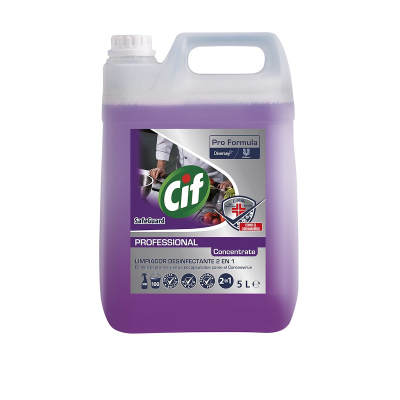 Cif Pro Formula Safeguard Limpiador Desinfectante 2 en 1 2x5L - 1