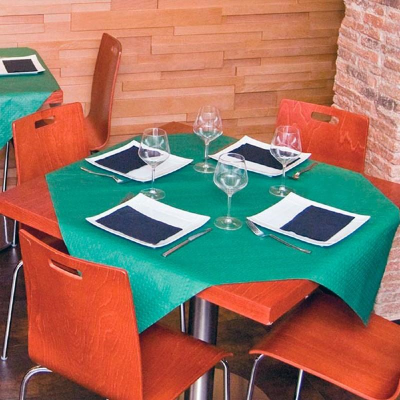 Mantel Reciclado 100X100 48gr Verde Oscuro - 1