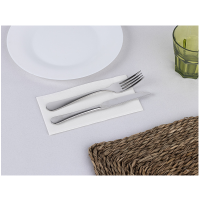 Servilleta 24x40 PP 1/6 Pleg. Libro Blanco - 1