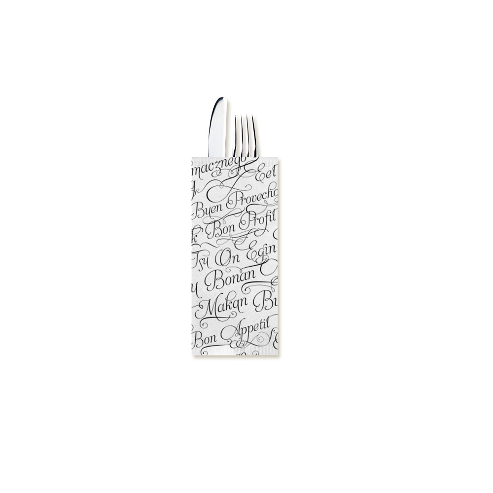 Sobre Papel Portacubiertos 11x25cm Buen Provecho - 1