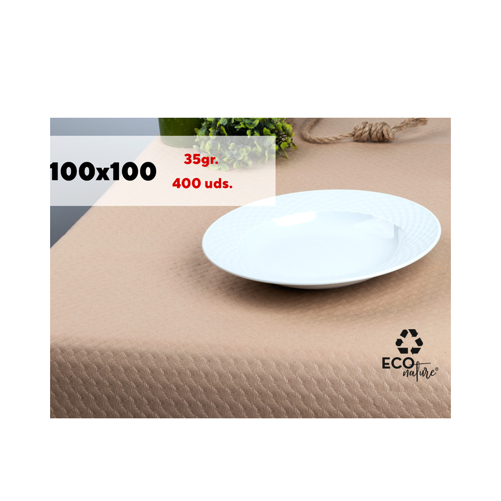 Mantel papel 100x100 35gr. Eco Nature - 1