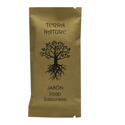 Jabón 10 Grs. Rectangular Terra Nature Kraft ¨FSC” Cítrico - 1