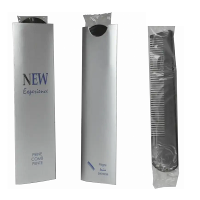 Peine Jy055 Recto Mango Curvado Negro New Experience - 1