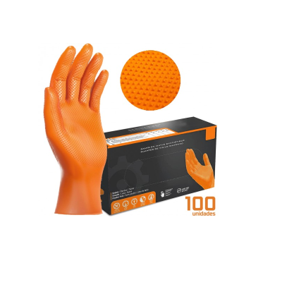Guantes de Nitrilo Diamond Grip T/Mediana - 1