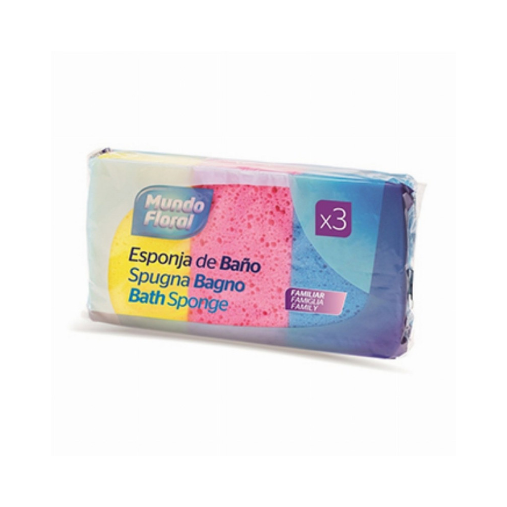 Esponja Baño Mundo Floral - 1