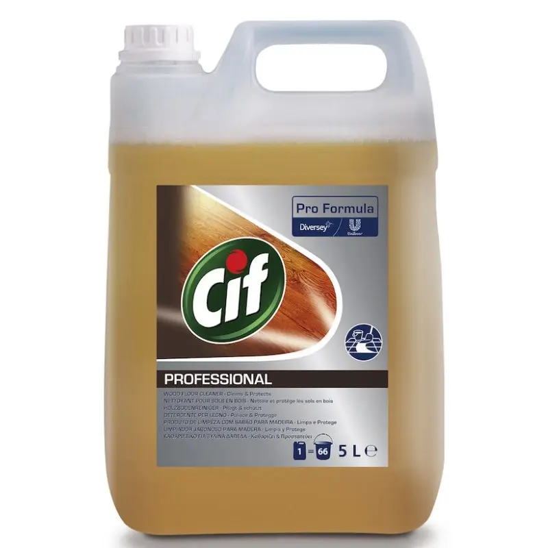 Cif Pro Formula Limpiador Jabonoso para madera 2x5L - Imagen 2