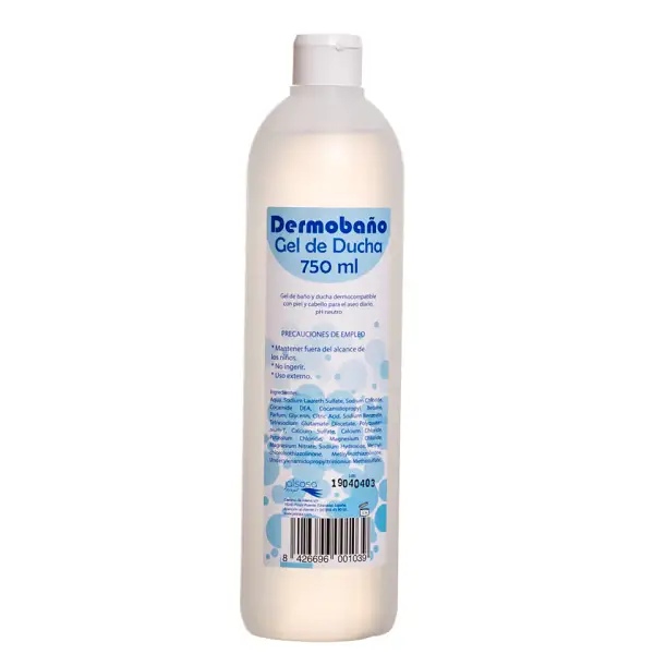 Champú gel dermobaño 750ml . Caja 15 und - 1