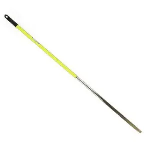 Palo Aluminio Amarillo, Doble Rosca y Taladro 140CM
