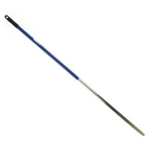 Palo Aluminio Azul, Doble Rosca y Taladro 140CM