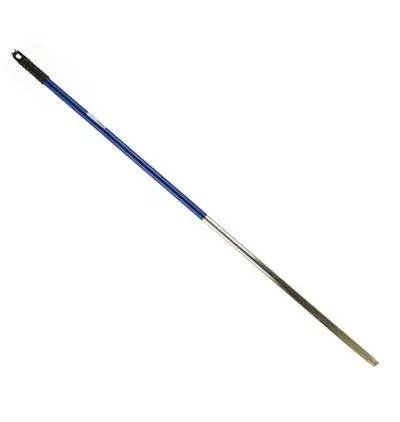 Palo Aluminio Azul, Doble Rosca y Taladro 140CM