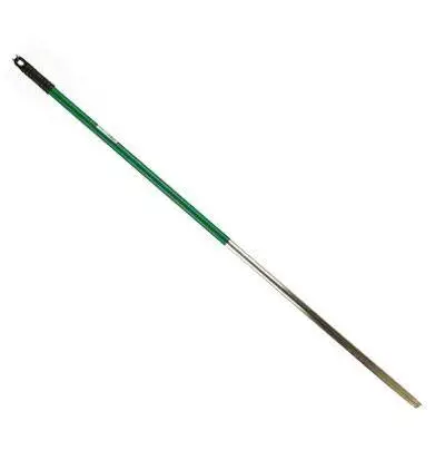 Palo Aluminio Verde, Doble Rosca y Taladro 140CM