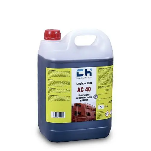 Limpiador AC 40 para restos de cemento en garrafa de 10 L