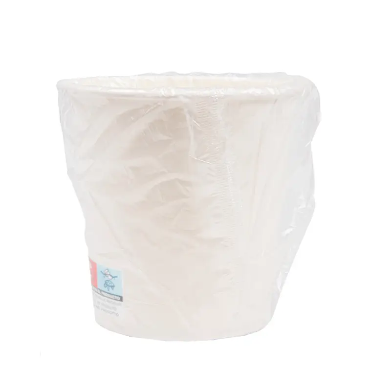 Vasos blancos enfundados 240ml. Caja 1000 unidades - 1