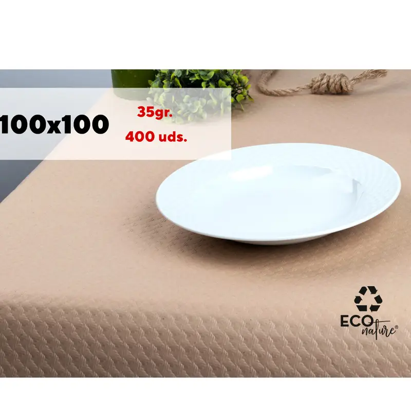Mantel papel 100x100 35gr. Eco Nature - 1
