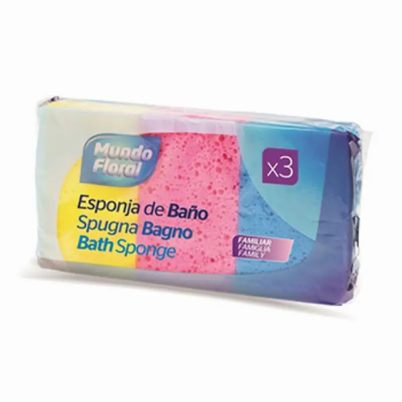 Caja de 30 esponjas de baño Mundo Floral