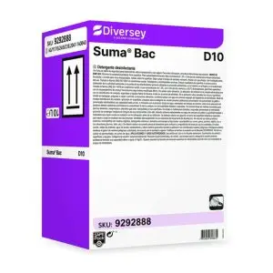 Suma Bac D10 Diversey detergente desinfectante SafePack 10 L
